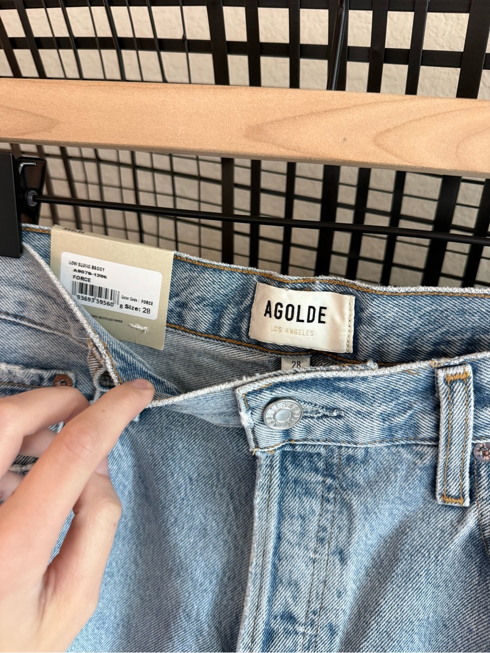Agolde low slung baggy jeans force - Picture 8 of 8